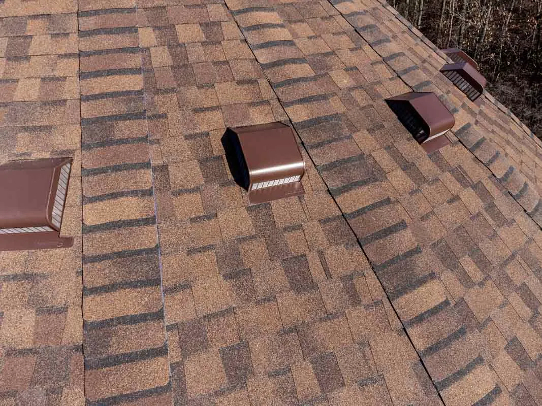 Commercial roof — Rue De La Banque, drone