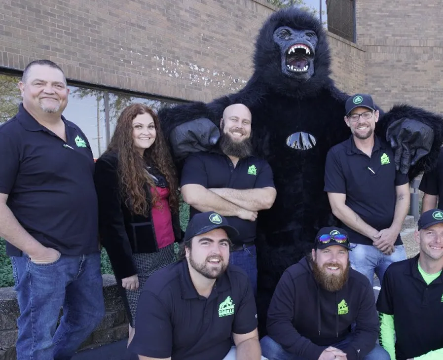 Gorilla Roofing team at work