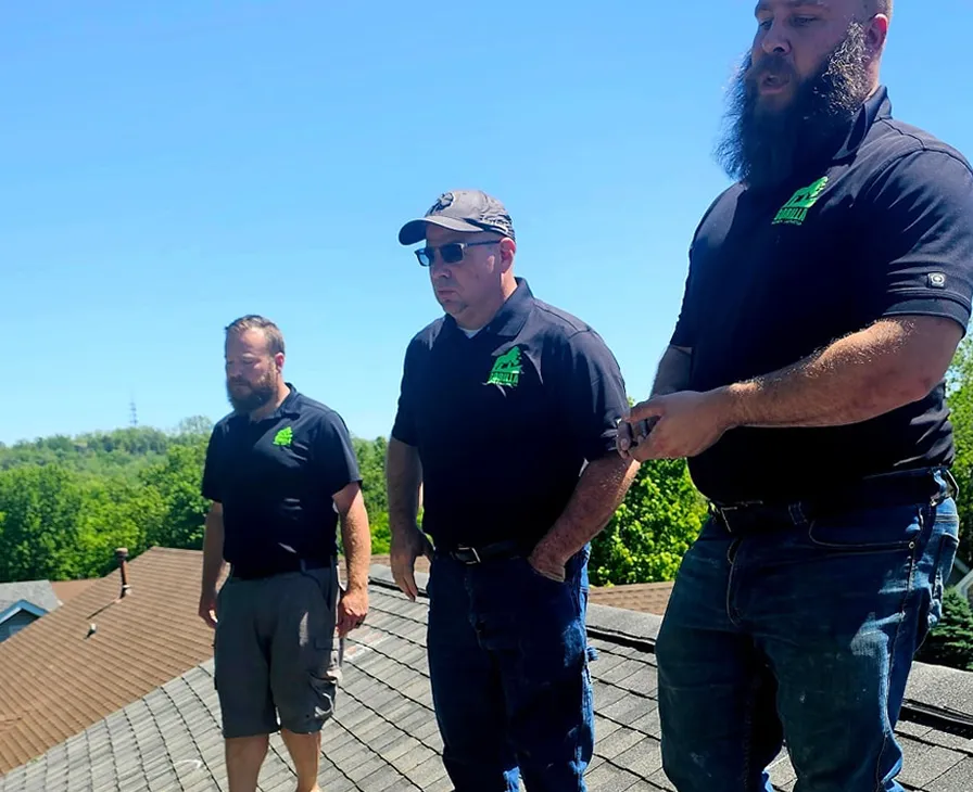 Gorilla Roofing team at work