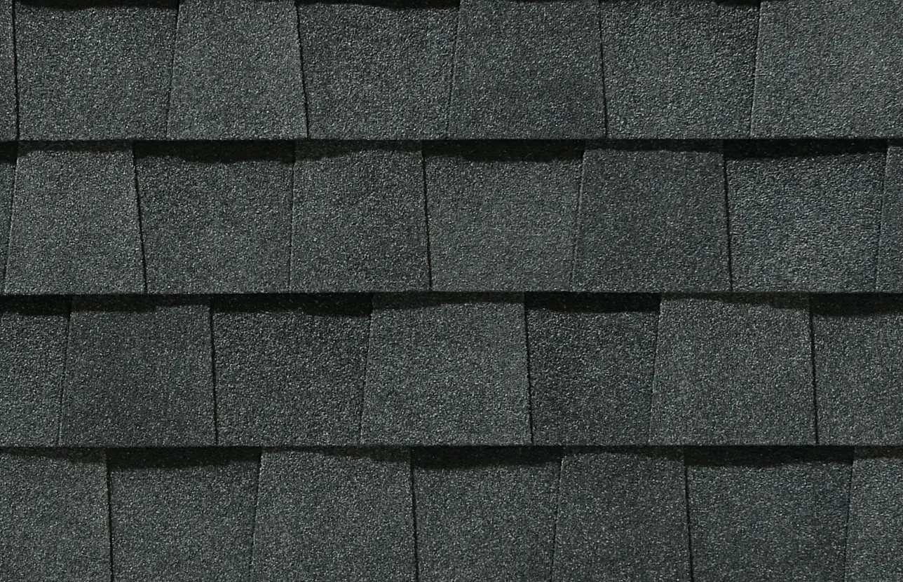 Moire Black shingle swatch