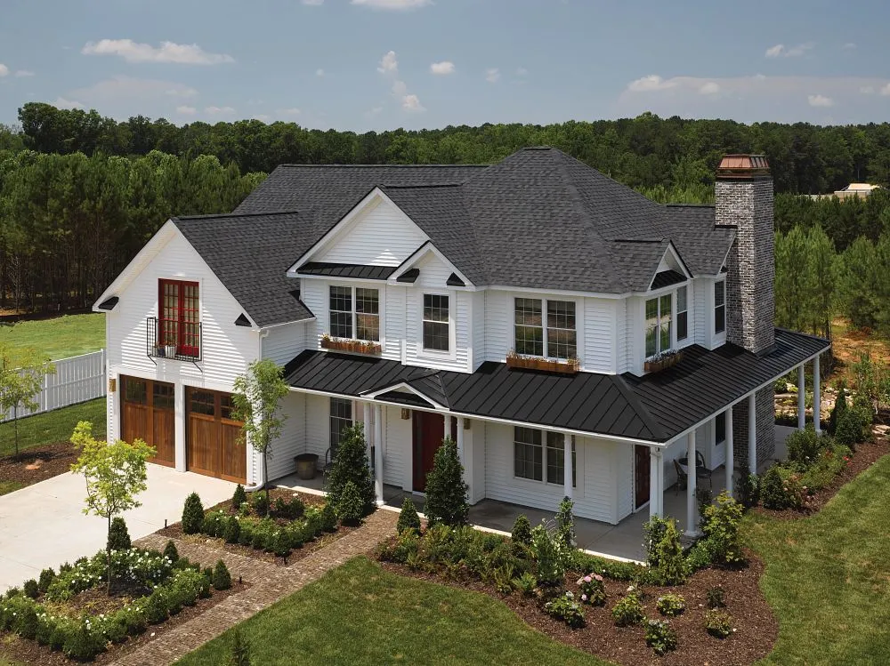 Cinder Black on a home