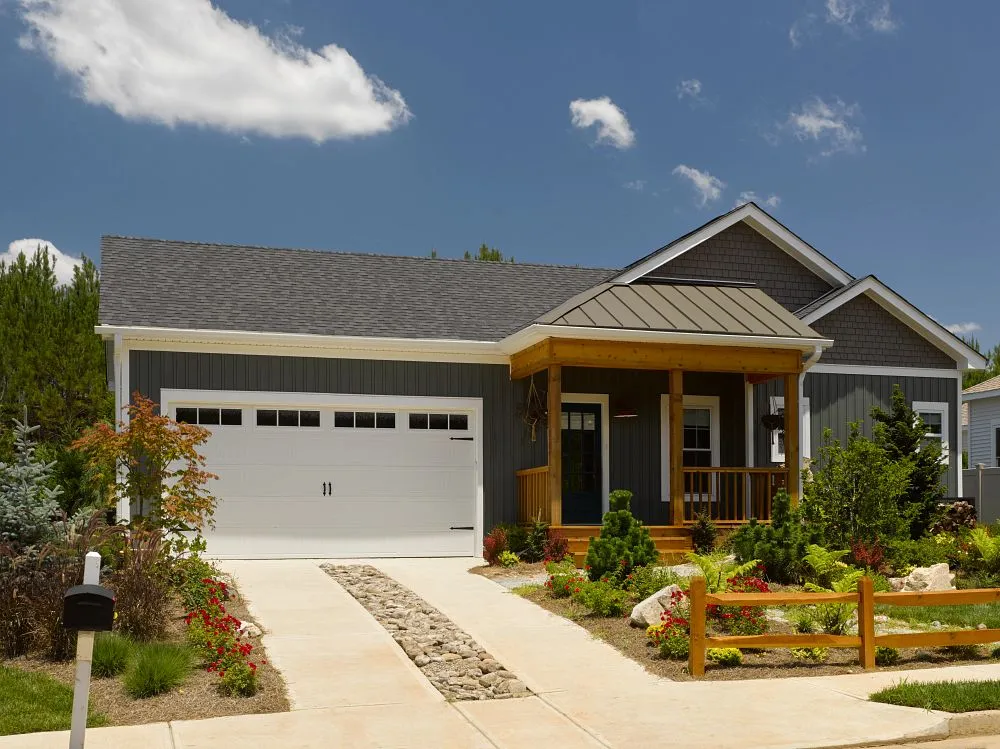 Pewter on a home