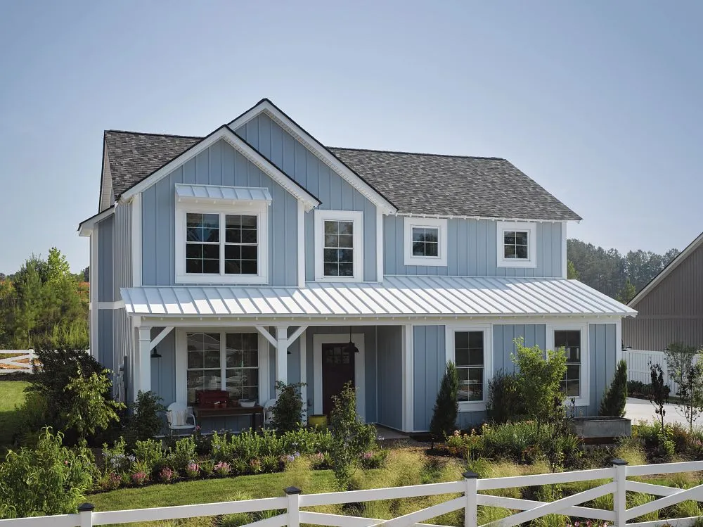 Thunderstorm Gray on a home