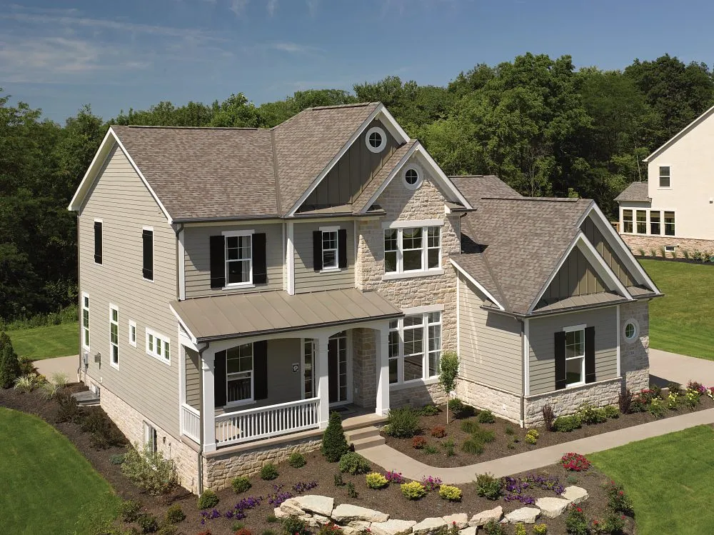 MaxDef Weathered Wood on a home