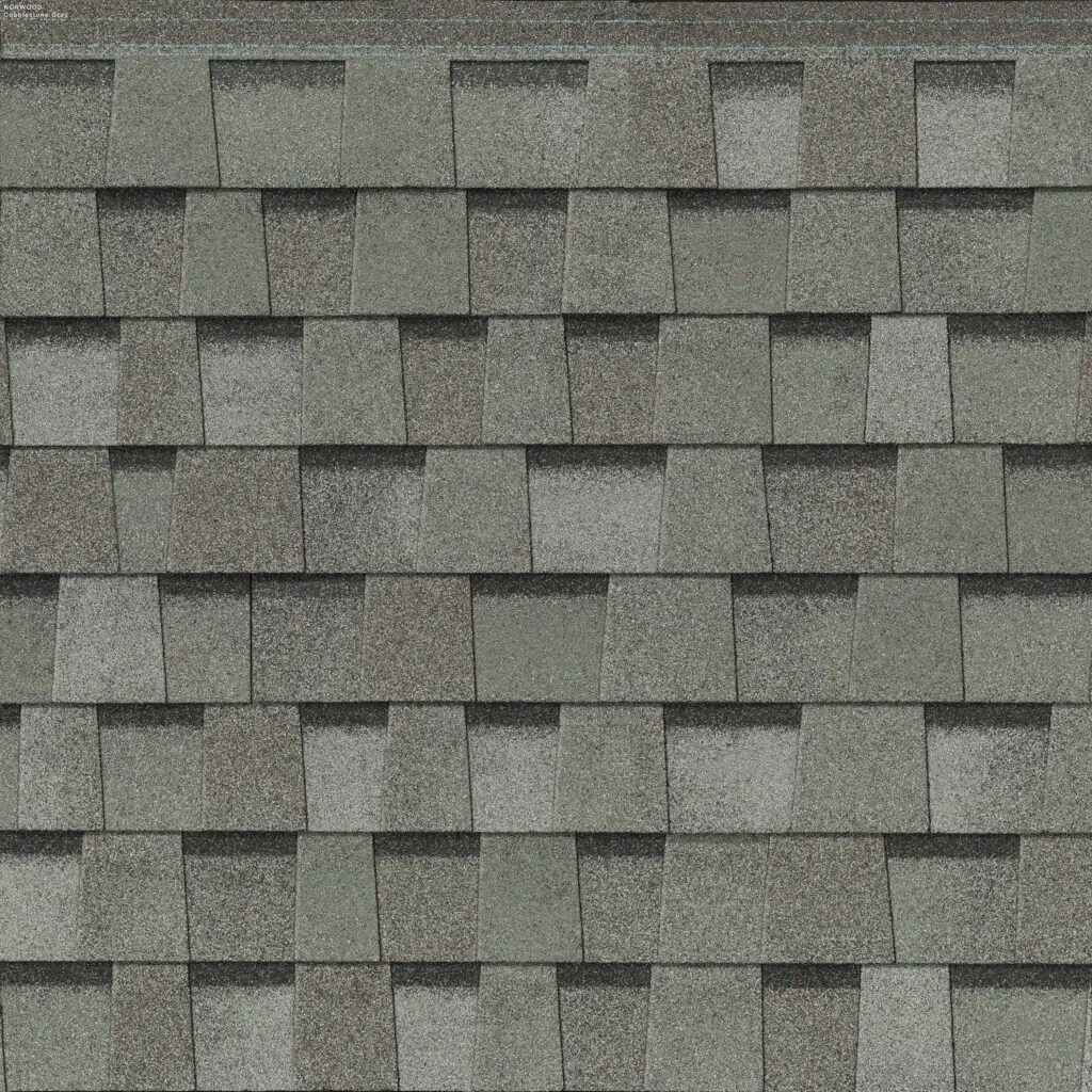 Max Def Cobblestone Gray shingle swatch