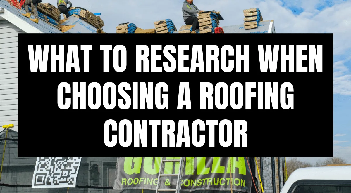 Gorilla Roofing & Construction crew installing shingles on a residential roof in St. Louis, MO